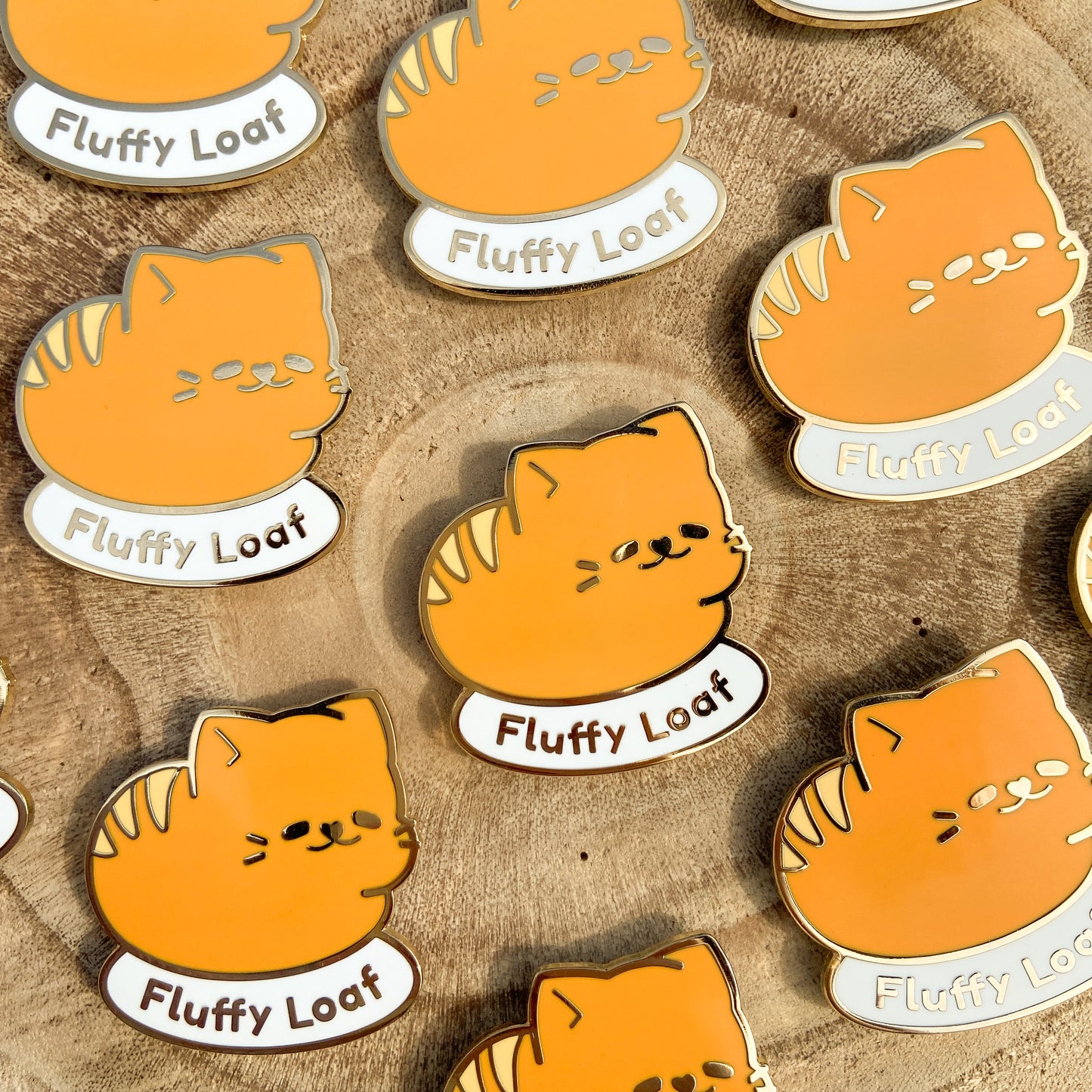Fluffy Loaf Enamel Pin