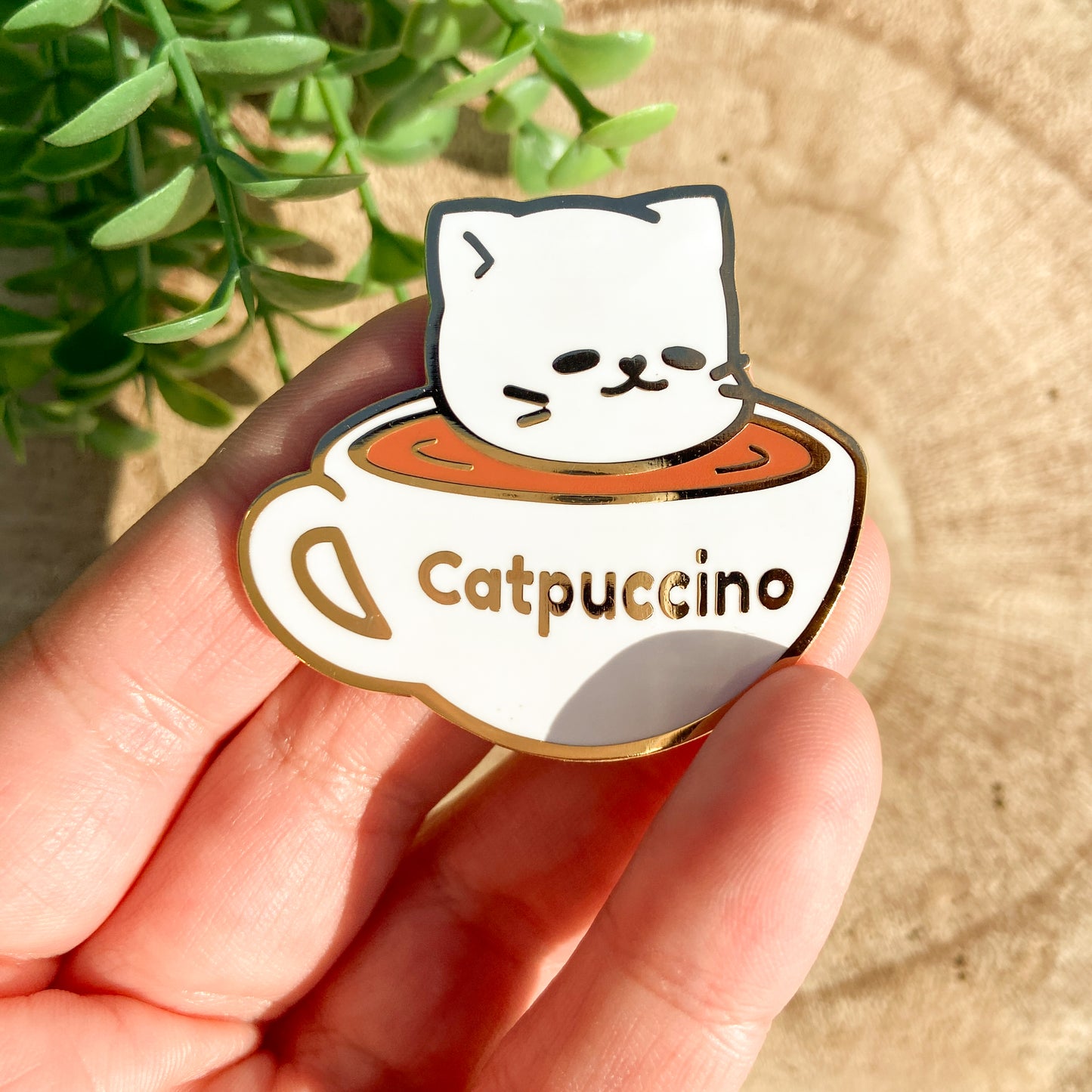 Catpuccino Enamel Pin