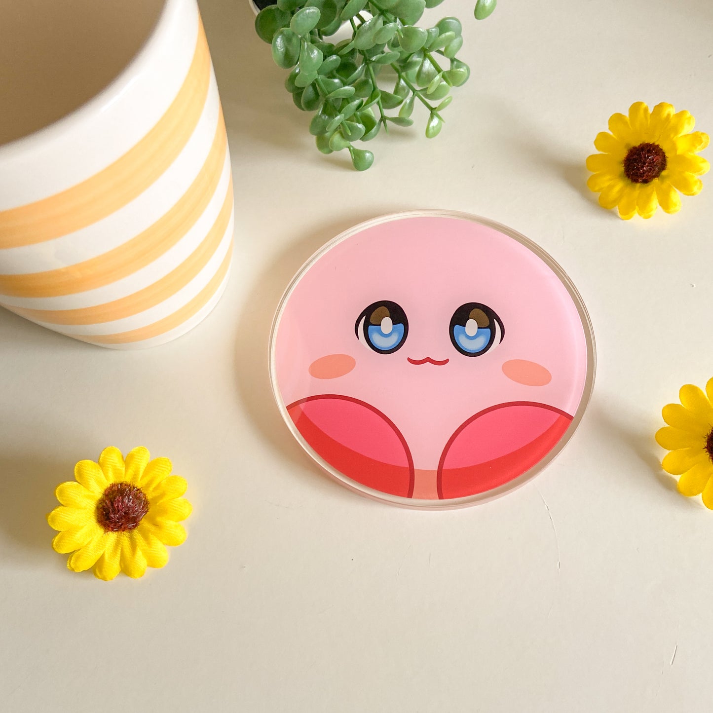 Kirby acrylic coaster
