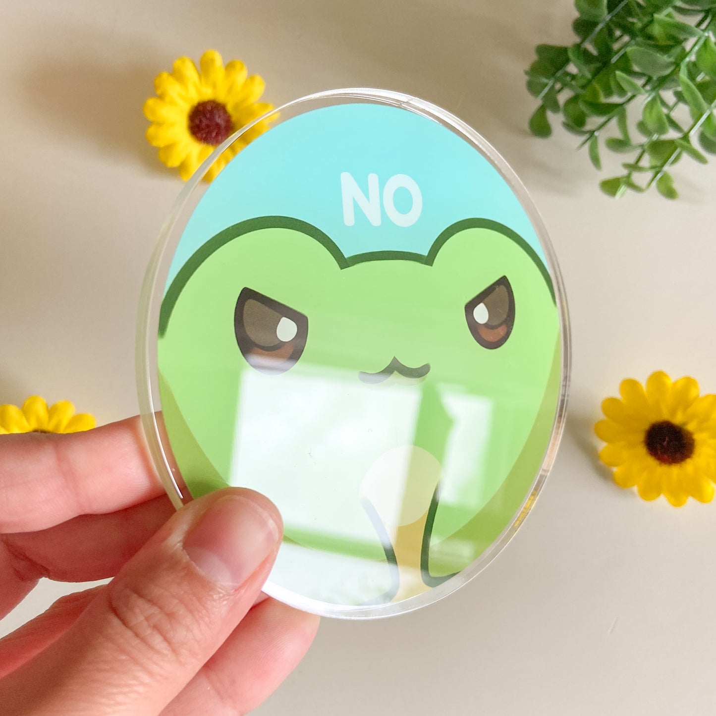 Frog acrylic coaster