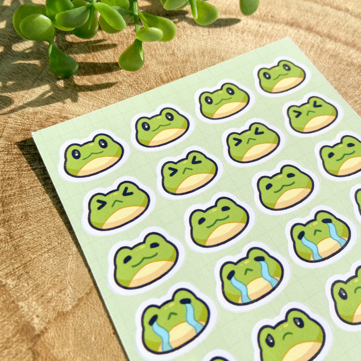 Froggie Moods Sticker Sheet
