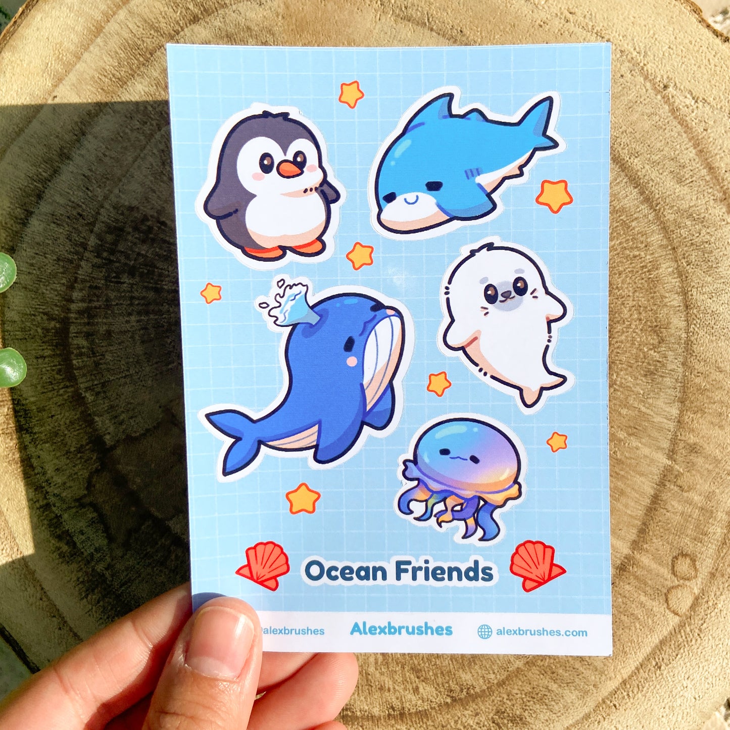 Ocean Friends Sticker Sheet