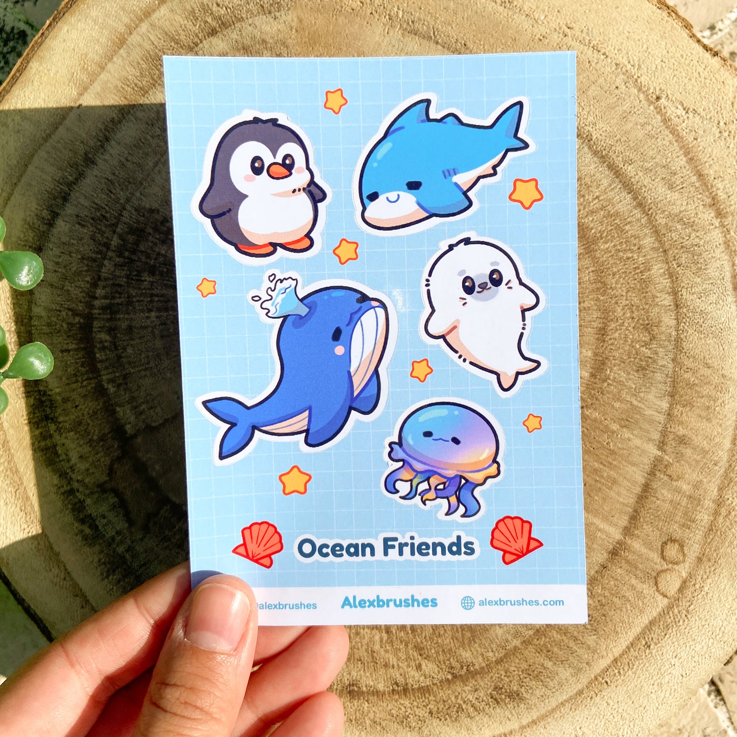Ocean Friends Sticker Sheet