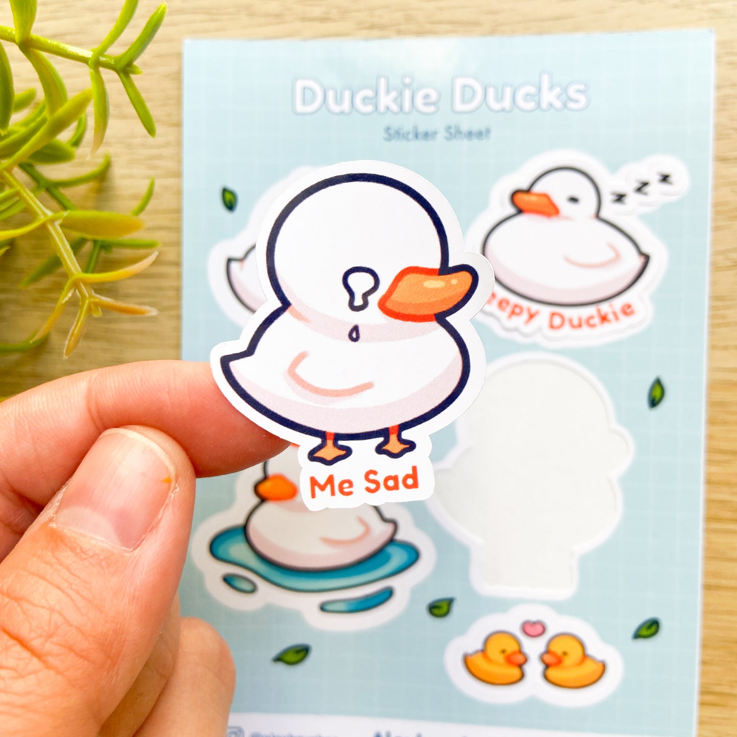 Duckie Ducks Sticker Sheet