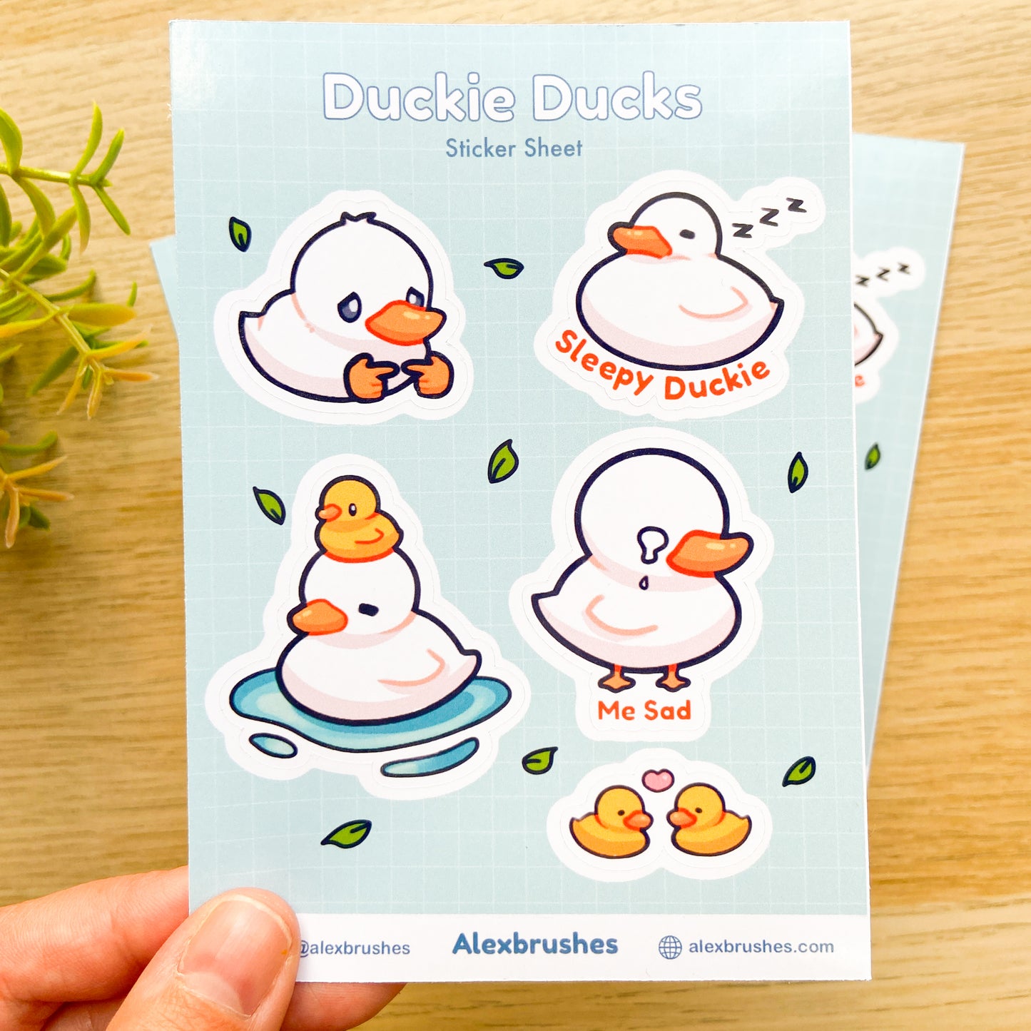Duckie Ducks Sticker Sheet