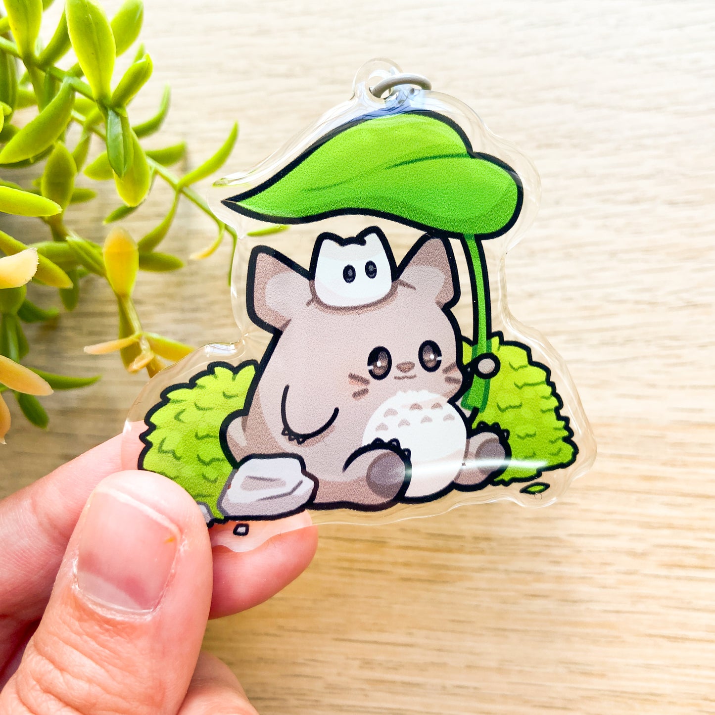 Totoro acrylic charm