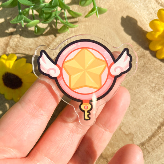 Sakura acrylic pin