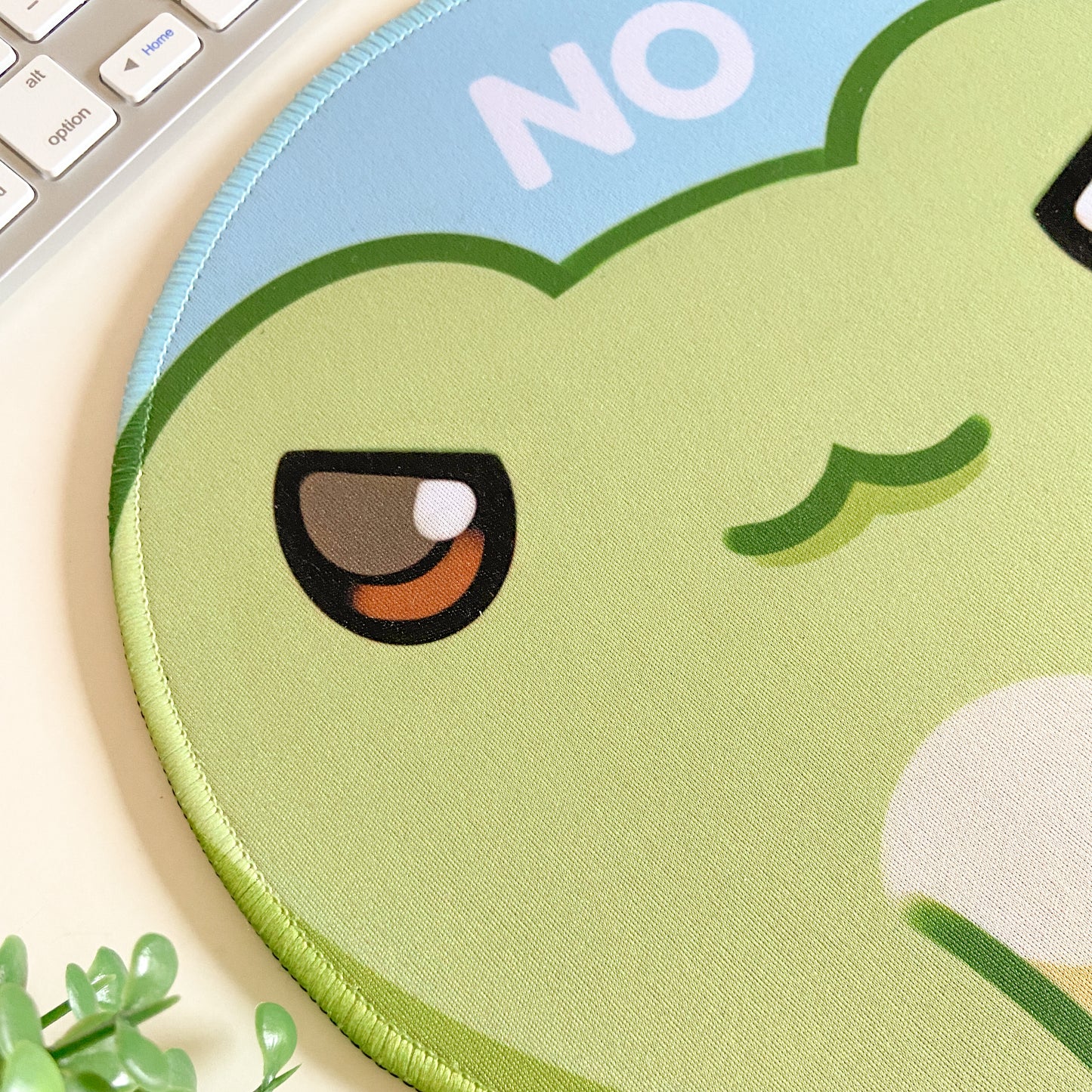 Frog round mouse pad